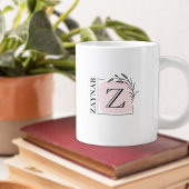 Eid Mubarak et Mug de Café à Initiale Personnalisé