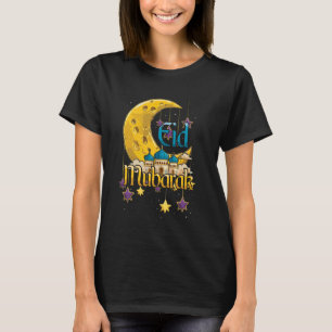 Eid Mubarak Gelige Ramadan Moslim Islamitisch T-shirt