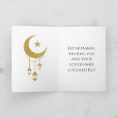 Eid Mubarak - Gelukkig offerfeest Kaart (Binnen)