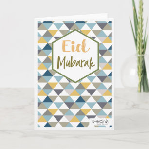 Eid Mubarak - Geometrisch ontwerp Kaart