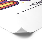 Eid Mubarak Gift: Onze Premium Eid Mubarak Poster (Hoek)