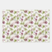 Eid Mubarak Gift Wrap Set – 3 Floral Designs  Inpakpapier Vel (Voorkant 3)