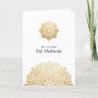 Eid Mubarak Gold Mandala Family Photo Greep
