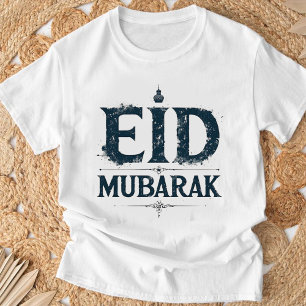 "EID MUBARAK" Grunge islamitisch feest grafische T T-shirt
