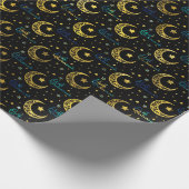 Eid Mubarak - Happy Eid - Ramadan Kareem Cadeaupapier (Hoek)