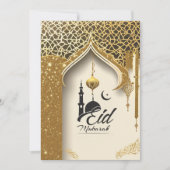eid mubarak kaart (Voorkant)