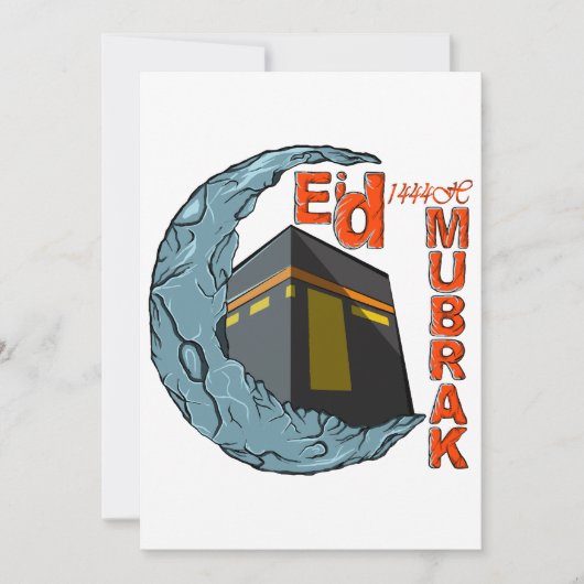 Eid mubarak kaart (Voorkant)