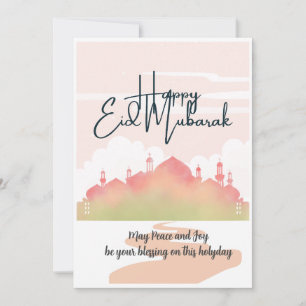 Eid Mubarak Kaart voor het Feest