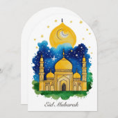 Eid Mubarak Moskee Kaart (Voorkant / Achterkant)