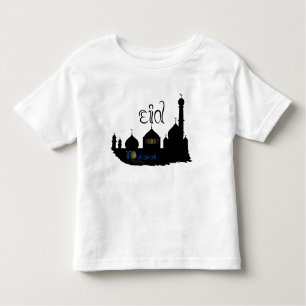 Eid Mubarak Mosque Silhouette - Kind T-Shirt