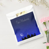 Eid Mubarak Night Stars Mosque Bedankzakje (Gezegeld)