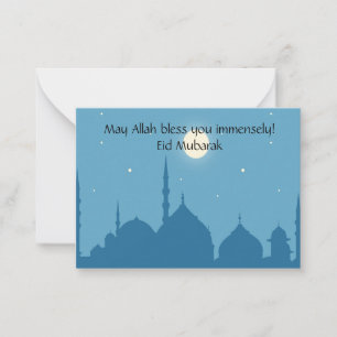 Eid Mubarak Notitiekaartje