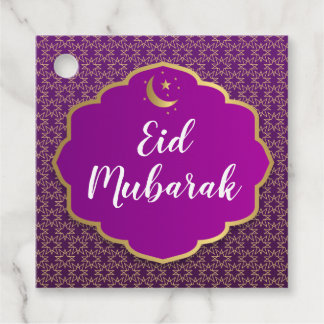 Eid Mubarak Paarse Label