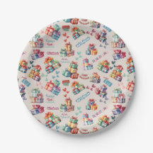 Eid Mubarak Paper Plates – Colourful Gift Boxes
