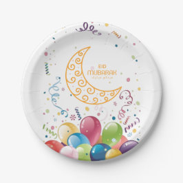 Eid mubarak papieren bordje