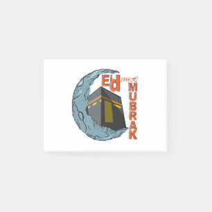 Eid mubarak post-it® notes