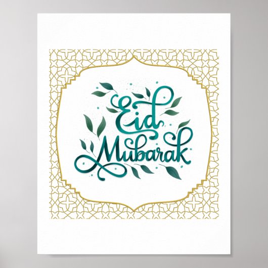 Eid Mubarak-Poster Poster (Voorkant)