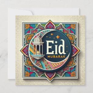 Eid Mubarak Ramadan Aanpasbare Groet Tekst Ho Feestdagenkaart