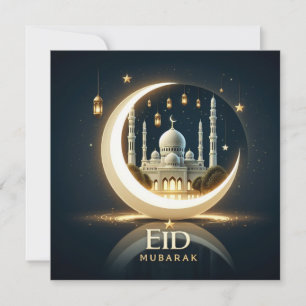 Eid Mubarak Ramadan Aanpasbare Groeten Tekst Feestdagenkaart