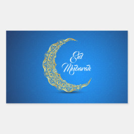 Eid Mubarak / Ramadan Rechthoekige Sticker