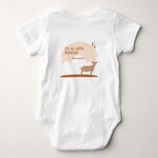 Eid mubarak  romper (Achterkant)