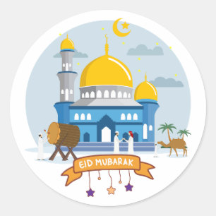 EID Mubarak Ronde Sticker