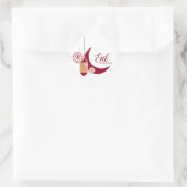 Eid Mubarak Ronde Sticker (Tas)