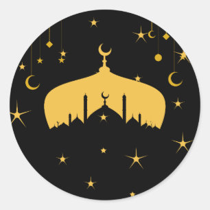 Eid Mubarak ronde Stickers