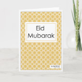 Eid Mubarak - Simple Kaart (Voorkant)