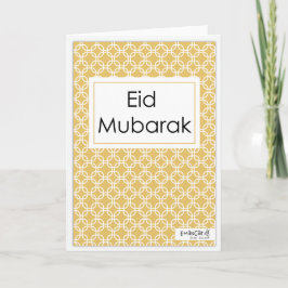 Eid Mubarak - Simple Kaart