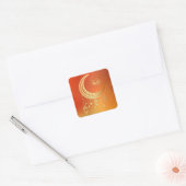 Eid Mubarak Square Sticker (Envelop)