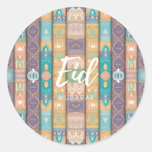 Eid Mubarak-Stickers Ronde Sticker