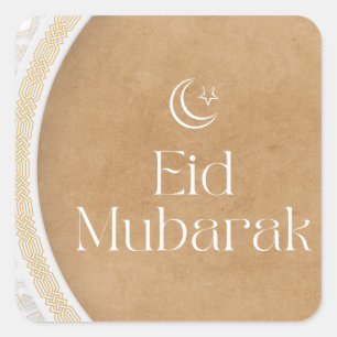Eid Mubarak Vierkante Sticker