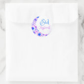 Eid Mubarak Waterverf Ronde Sticker (Tas)