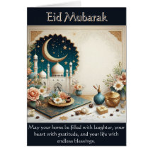 Eid Mubarak Wenskaart