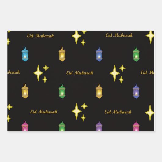 Eid Mubarak Wrapping Paper (Voorkant 3)