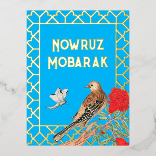 Eid Nowruz Mobarak Folie Briefkaart