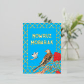 Eid Nowruz Mobarak Folie Briefkaart (Staand Voorkant)