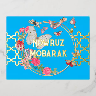 Eid Nowruz Mobarak Folie Briefkaart
