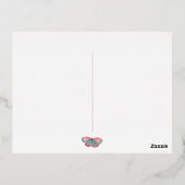 Eid Nowruz Mobarak Folie Briefkaart (Achterkant)