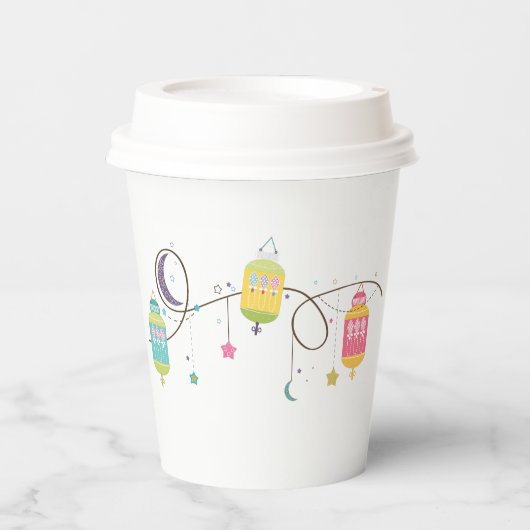 Eid Paper Cups Papieren Bekers (Voorkant)