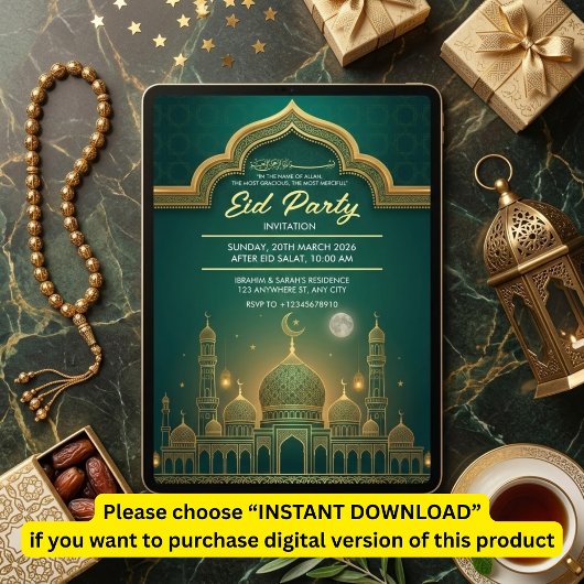 Eid Party Invitation
