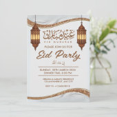 EID Party Invitation Kaart (Staand voorkant)