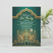 Eid Party Invitation Kaart (Staand voorkant)