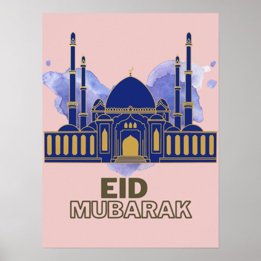 Eid poster | Eid Mubarak poster (Voorkant)