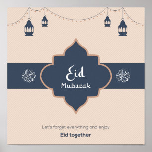 Eid-thema Sociale kaart Poster