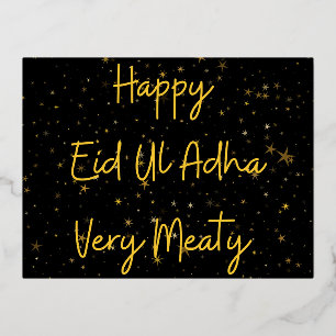 Eid Ul Adha-ansichtkaart  Folie Feestdagen Briefkaart