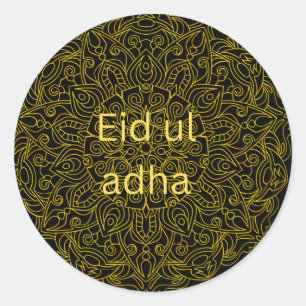 "Eid ul Adha Islamic Mandala Classic Ronde Sticker