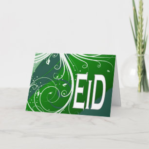 Eid wenskaart feestdagen kaart