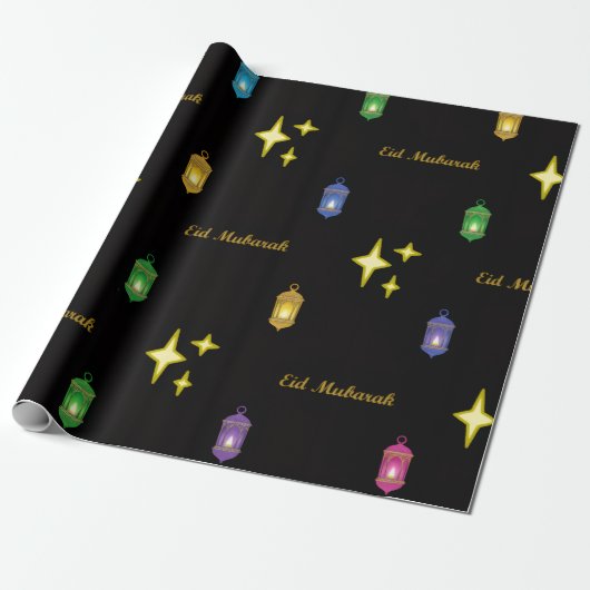 Eid Wrapping Paper Cadeaupapier (Uitgerold)